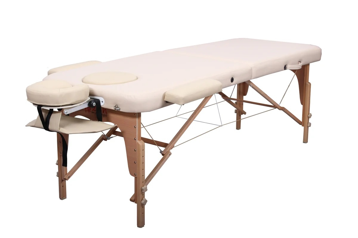 Holz Koffer-Massagebank in 6 verschiedenen Farben