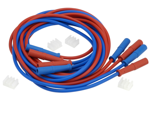 4-er Set Vakuum-Elektrodenkabel für Physiovac-Expert und Physiovac-Basic - Artikel NICHT mehr verfügbar!