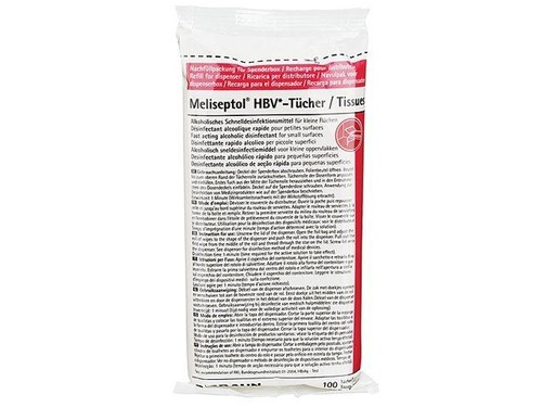 Meliseptol Desinfektionstücher Nachfüllbeutel 100 Tücher