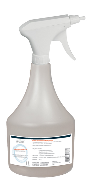 cosiMed Schnelldesinfektion gebrauchsfertig mit Sprüher, 1-l