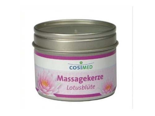 cosiMed Massagekerze, Lotusblüte, 80-g