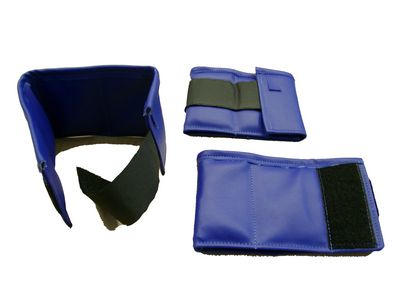 Gewichtsmanschette mit Klettverschluß, 1,0 kg, Kunstlederbezug