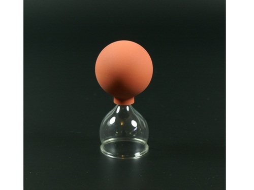 Schröpfglas mit Olive und Ball Ø 4,0 cm