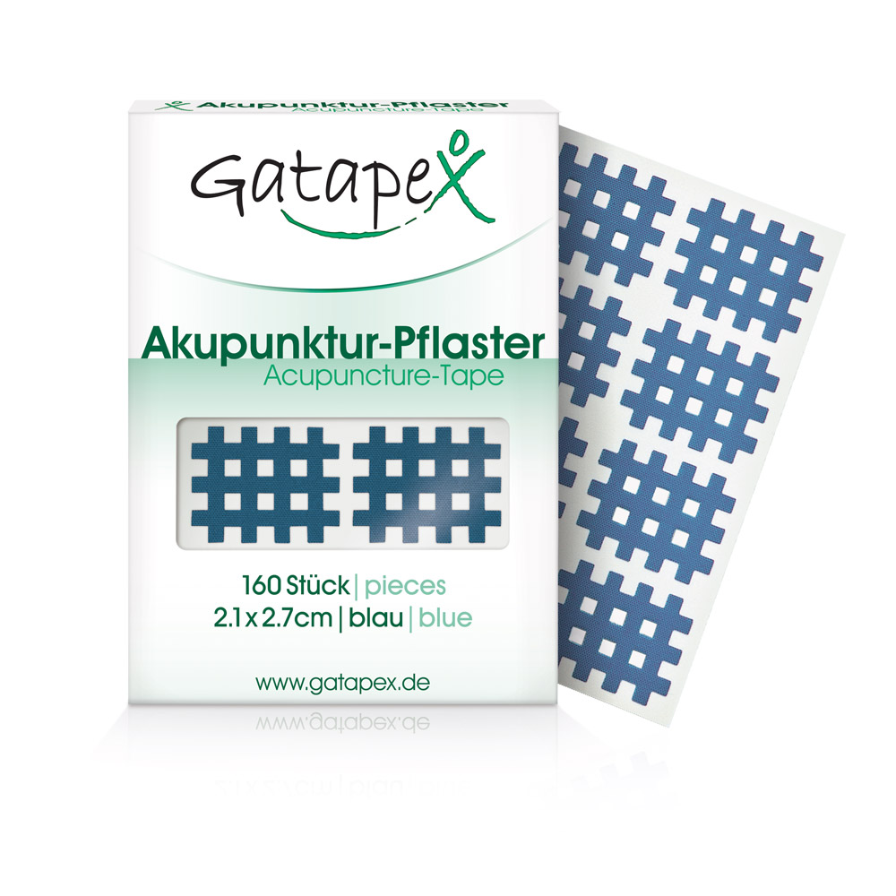 Gatapex Akupunktur-Pflaster klein, Maße 2,1 x 2,7 cm, (PE = 160 St.) in 4 verschiedenen Farben