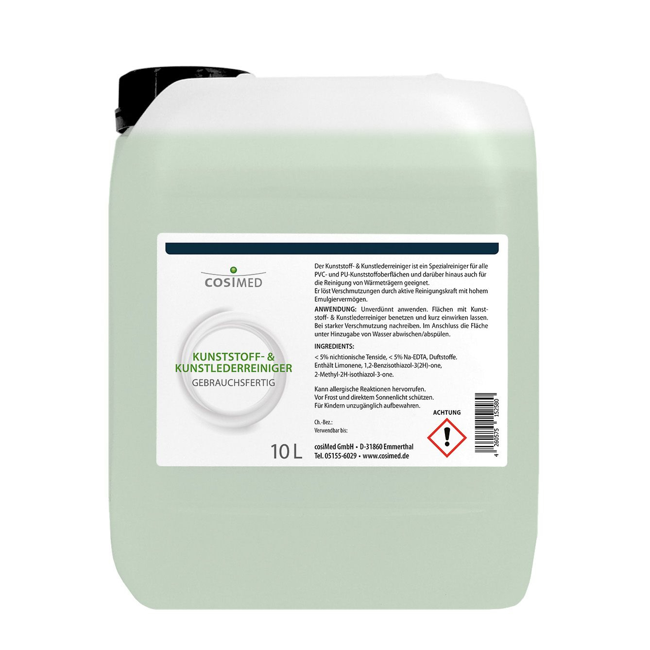 cosiMed Kunstleder- und Kunststoffreiniger, 10-l