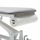 Behandlungsliege Gymna G2 Duoplus, elektrische Höhenverstellung - Artikel wurde ab dem 01. April durch Gymna.GO ersetzt! - Papierrollenhalter 50 cm