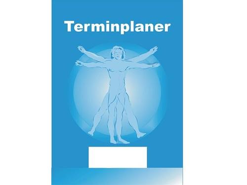 Terminplaner mit Spiralbindung 1 Jahr, 15 Minuten, 4 Spalten pro Tag