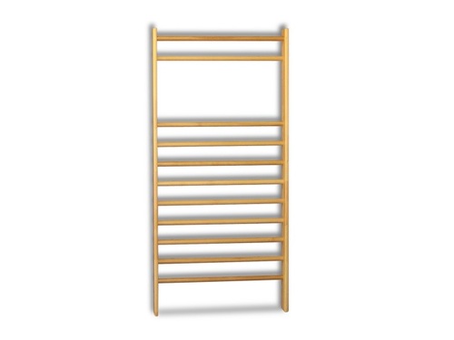 Sprossenwand Standard, Einzelfeld, 12 Sprossen, 210 x 80 cm, runde Sprossen - Artikel aktuell NICHT lieferbar!