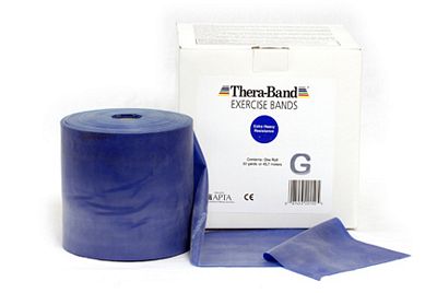 Thera-Band® Vorratsrolle 45,5 m x 13,8 cm, blau = extra stark