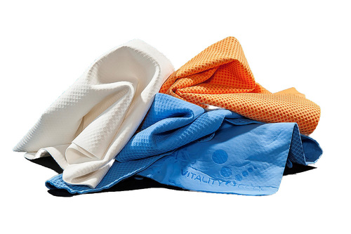 Kühltuch, Maße 80 x 34 cm, Farbe orange - Artikel NICHT mehr verfügbar!