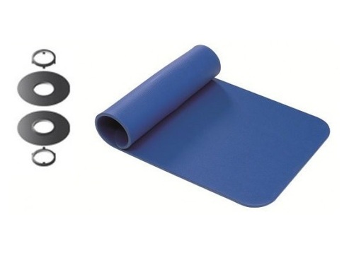 AIREX Gymnastikmatte Fitness 120 mit Ösen, ca. 120 x 60 x 1,5 cm, blau
