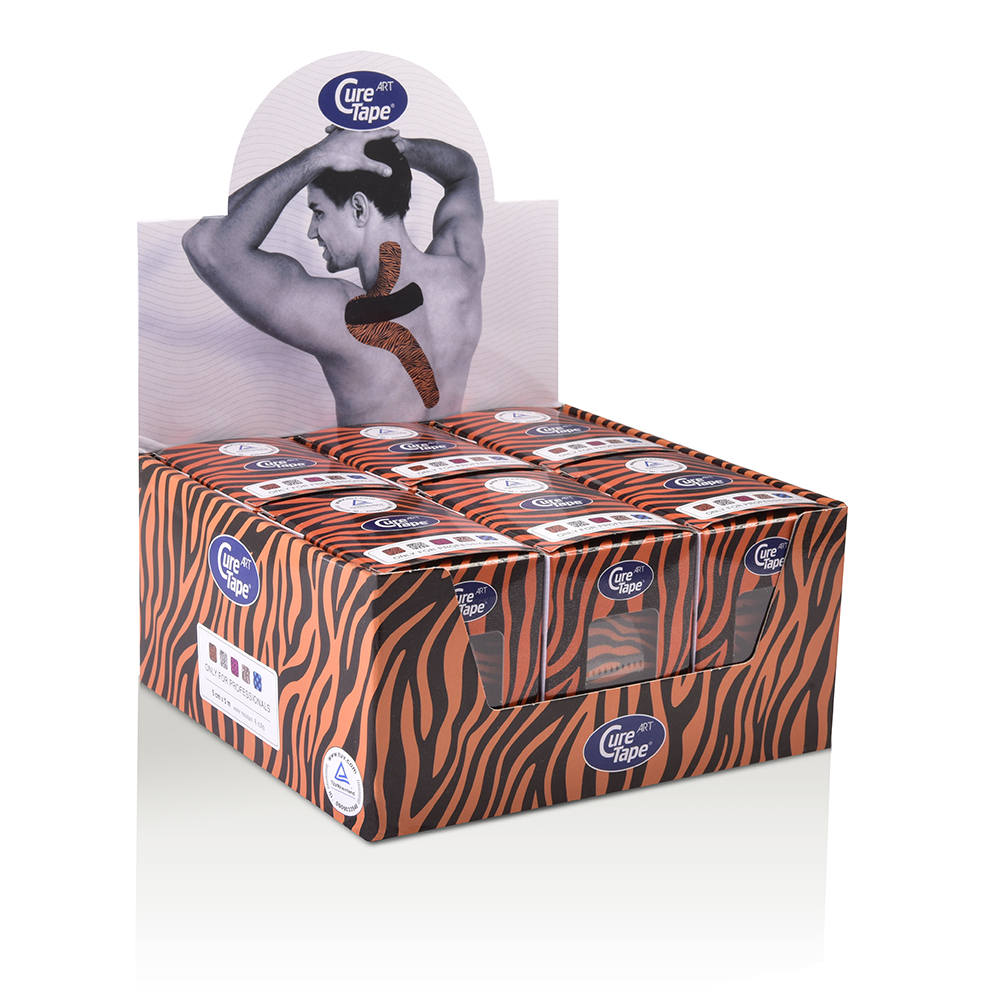 Cure Tape® Art Kinesiology Tape, elastisch 5,0 cm x 5 m in 6 verschiedenen Motiven