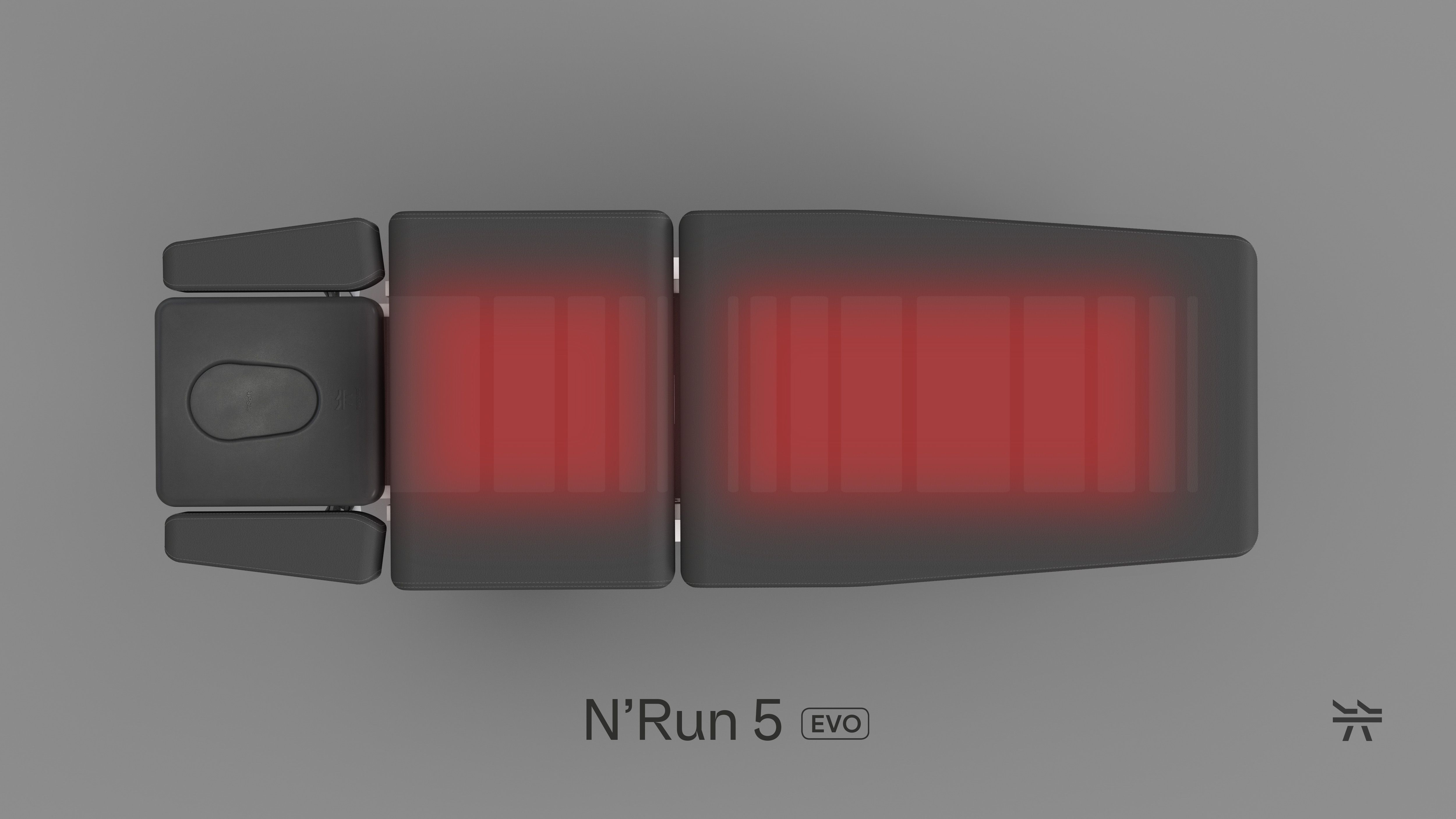 Naggura N'RUN 5 EVO, Behandlungsliege 5-tlg., elektrische Höhenverstellung über Rundumschaltung sowie 3-tlg. Kopfteil, anstellbarem Fussteil, Heizung & elektrische Dachdrainage, Rädergestell!
