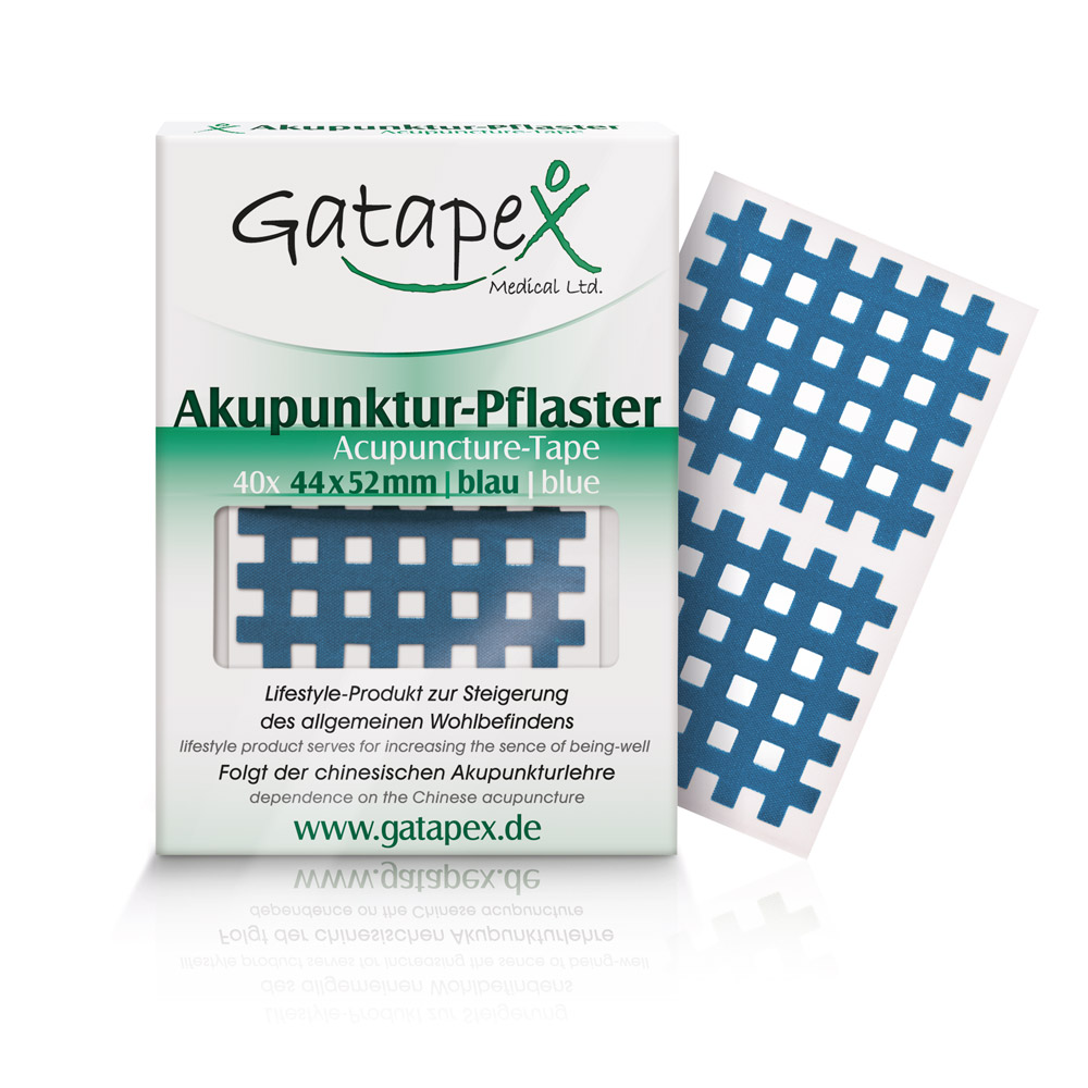 Gatapex Akupunktur-Pflaster groß, Maße 4,4 x 5,2 cm, (PE = 40 St.) in 4 verschiedenen Farben