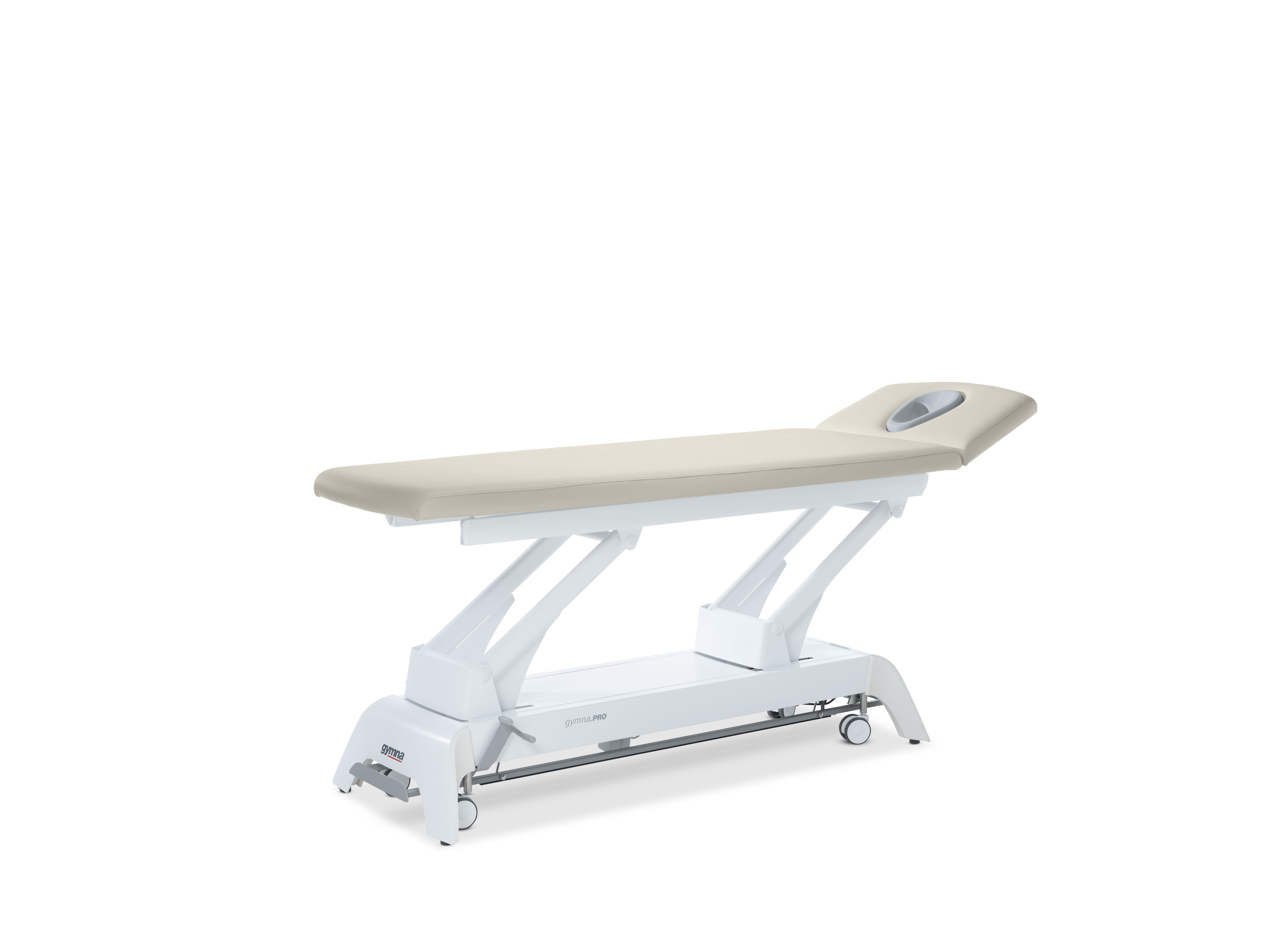 Behandlungsliege Gymna.PRO - D2 mit i-control, 1-tlg.Kopfteil - Burgundy