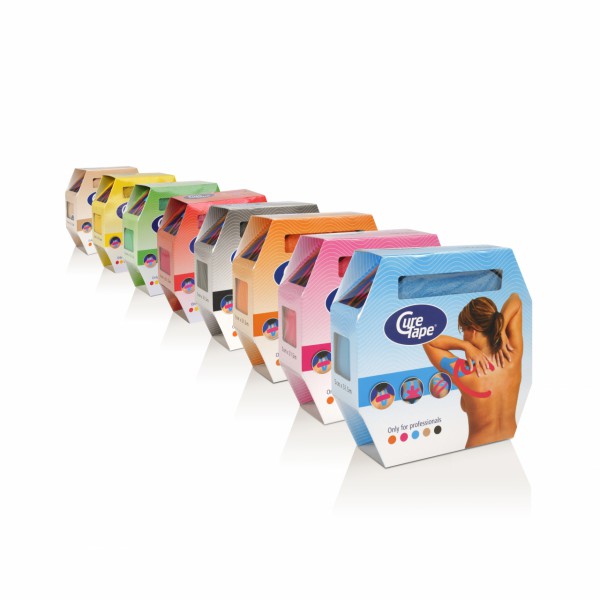 Cure Tape® Giant, elastisch 5,0 cm x 31,5 m in 8 verschiedenen Farben